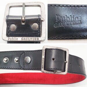 Jean paul gaultier 90s leather belt - Gem